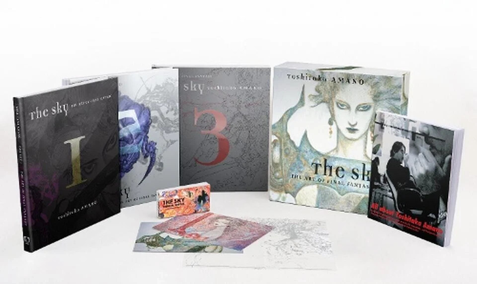 The Sky: The Art of Final Fantasy Boxed Set (2nd Ed.) by Yoshitaka (1506737668)