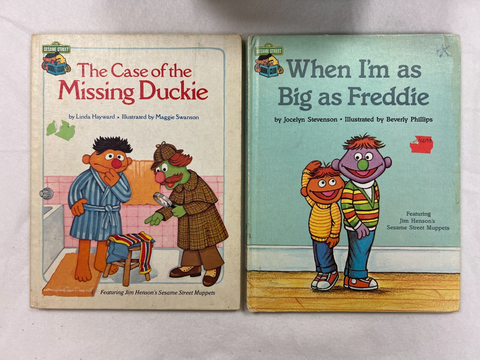 Sesame Street Book Club Books – dated 1980’s HB – lot of 14