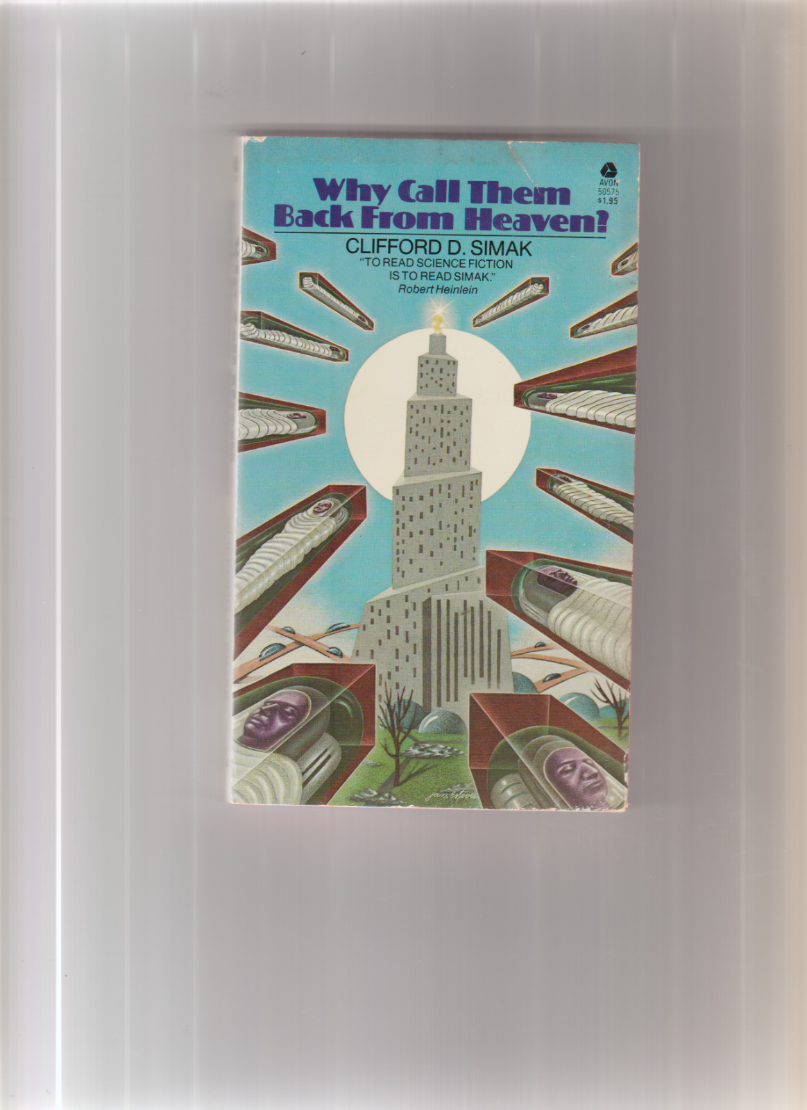 Why Call Them Back from Heaven? by Clifford Simak, 1980 1st Print Avon PB