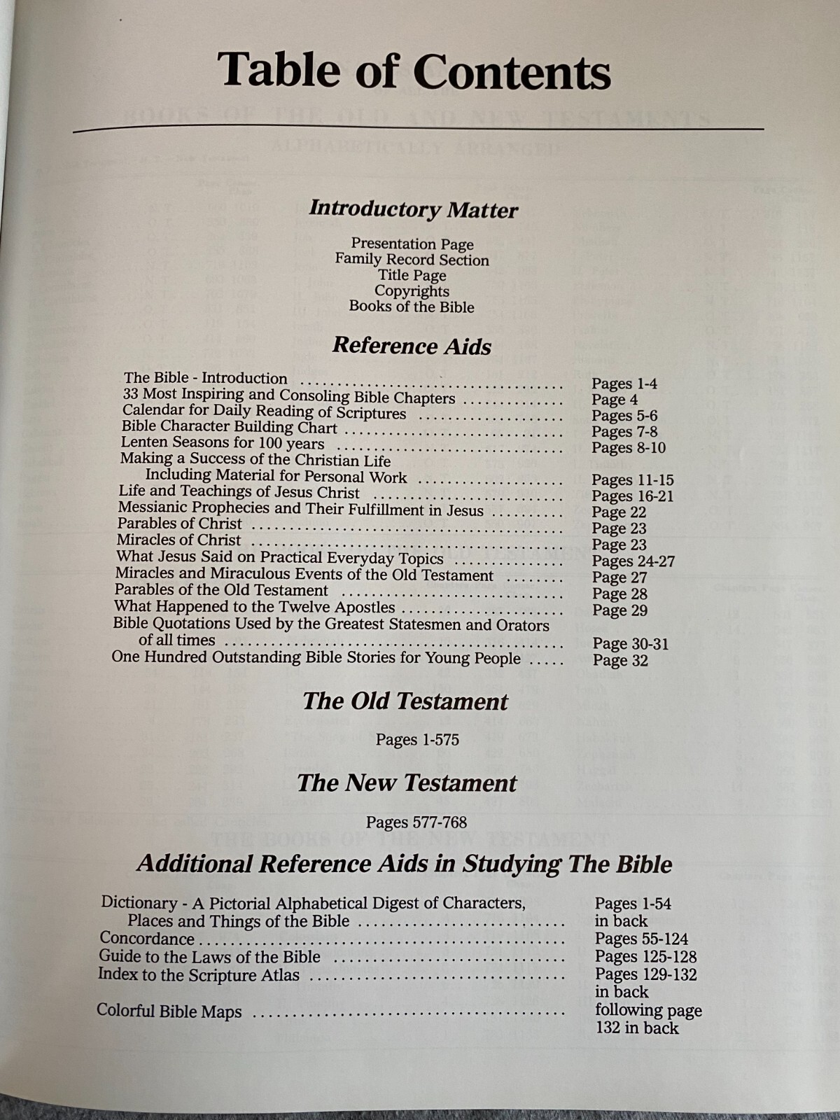 Heirloom Family Holy Bible KJV Red Letter Morrison Funeral Home Tuscumbia 5+ lbs