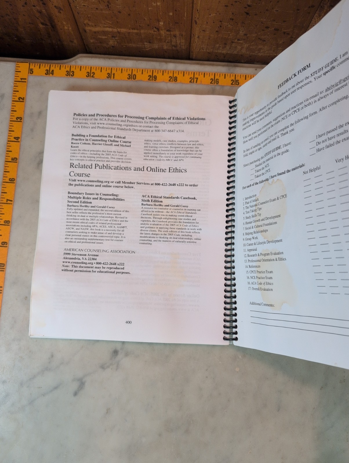 Study Guide for the National Counselor Examination and CPCE Helwig 6th Edition