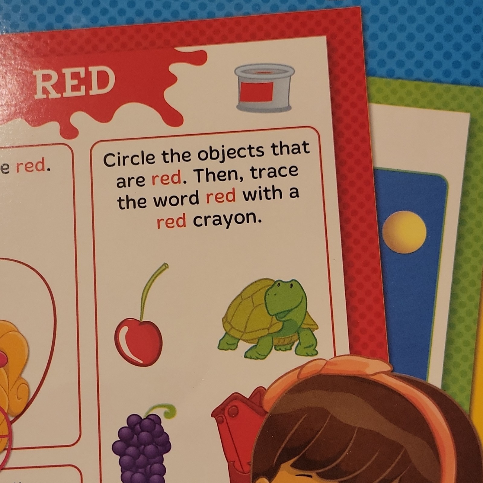 Little People Colors & Shapes Activity Workbook Paperback Illustrated Ages 4-8