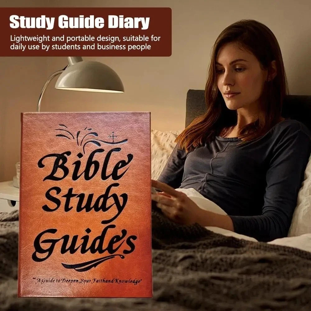 66-Page Bible Study Guide Devotional Journal Notebook Faith Planner