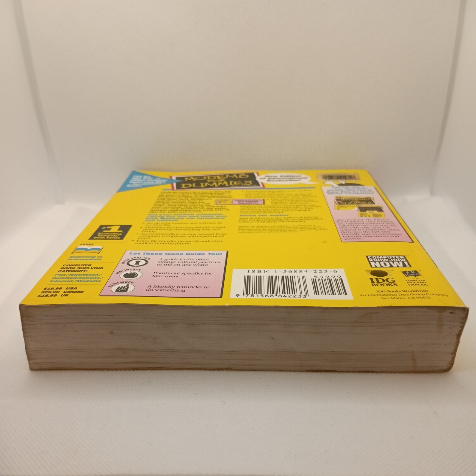 Modems for Dummies by Tina Rathbone (1994, Trade Paperback)