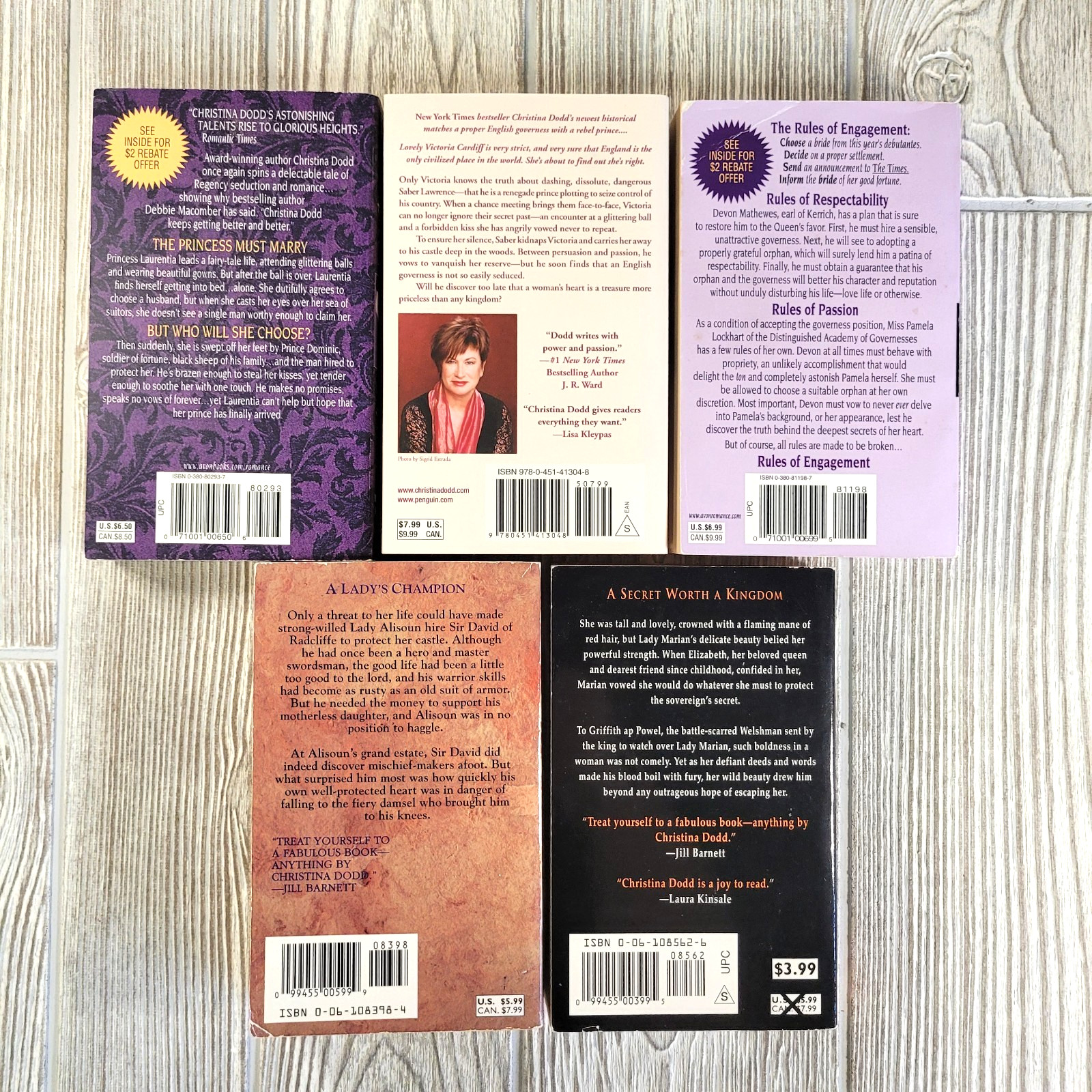 Christina Dodd Romance Novels Lot of 10 Misc Paperback 1990’s-2000’s