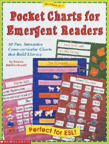 Pocket Charts for Emergent Readers: 30 Fun, Interactive Cross-Curric – VERY GOOD