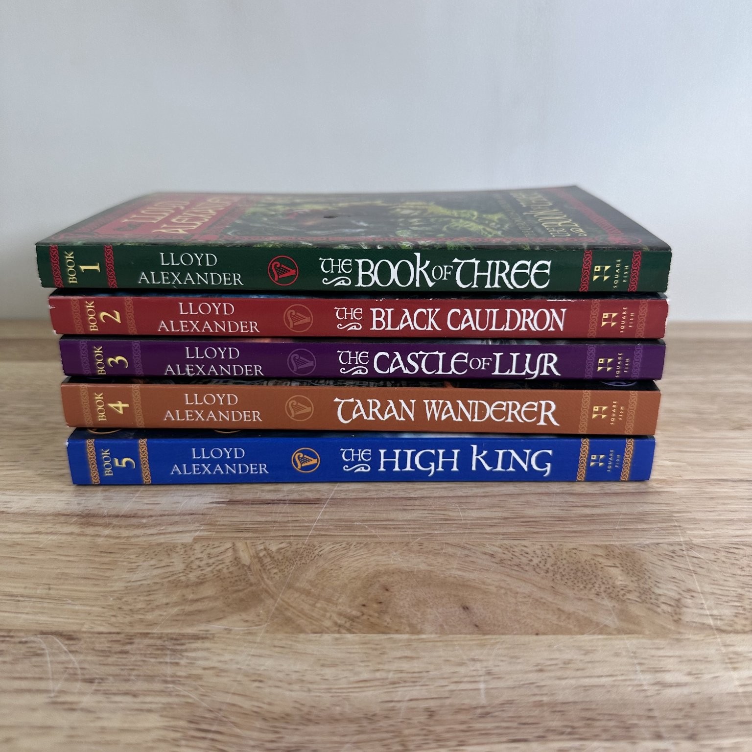 Chronicles of Prydain Box Set Lloyd Alexander 2012 Fantasy Adventure Square Fish