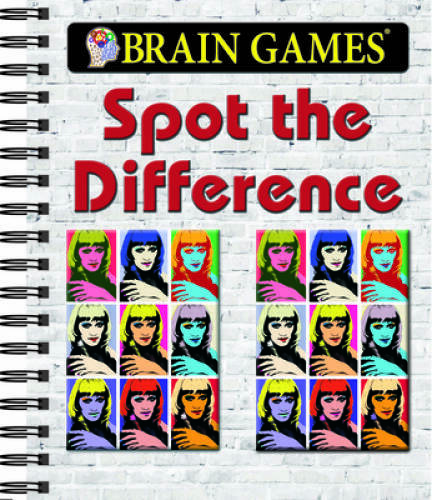 Brain GamesÂ® Spot the Difference – Spiral-bound – GOOD