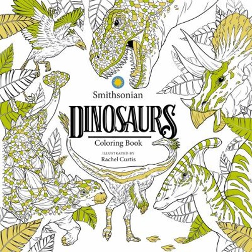 Dinosaurs: A Smithsonian Coloring Book Paperback