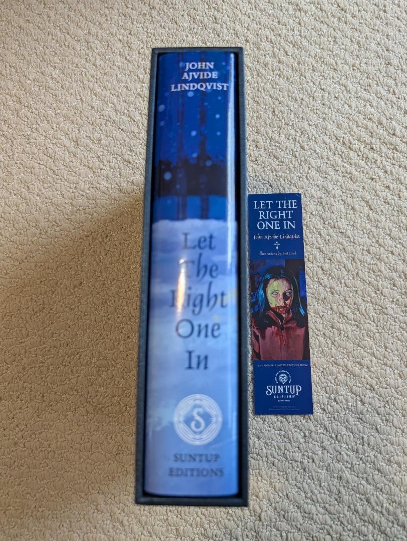 Suntup Let the Right One In by John Ajvide Lindqvist Signed Like-new Unread OOP