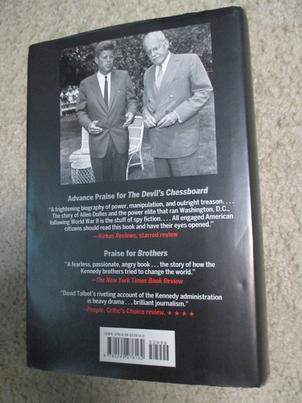 The Devil’s Chessboard by David Talbot 2015 First Edition Hardcover