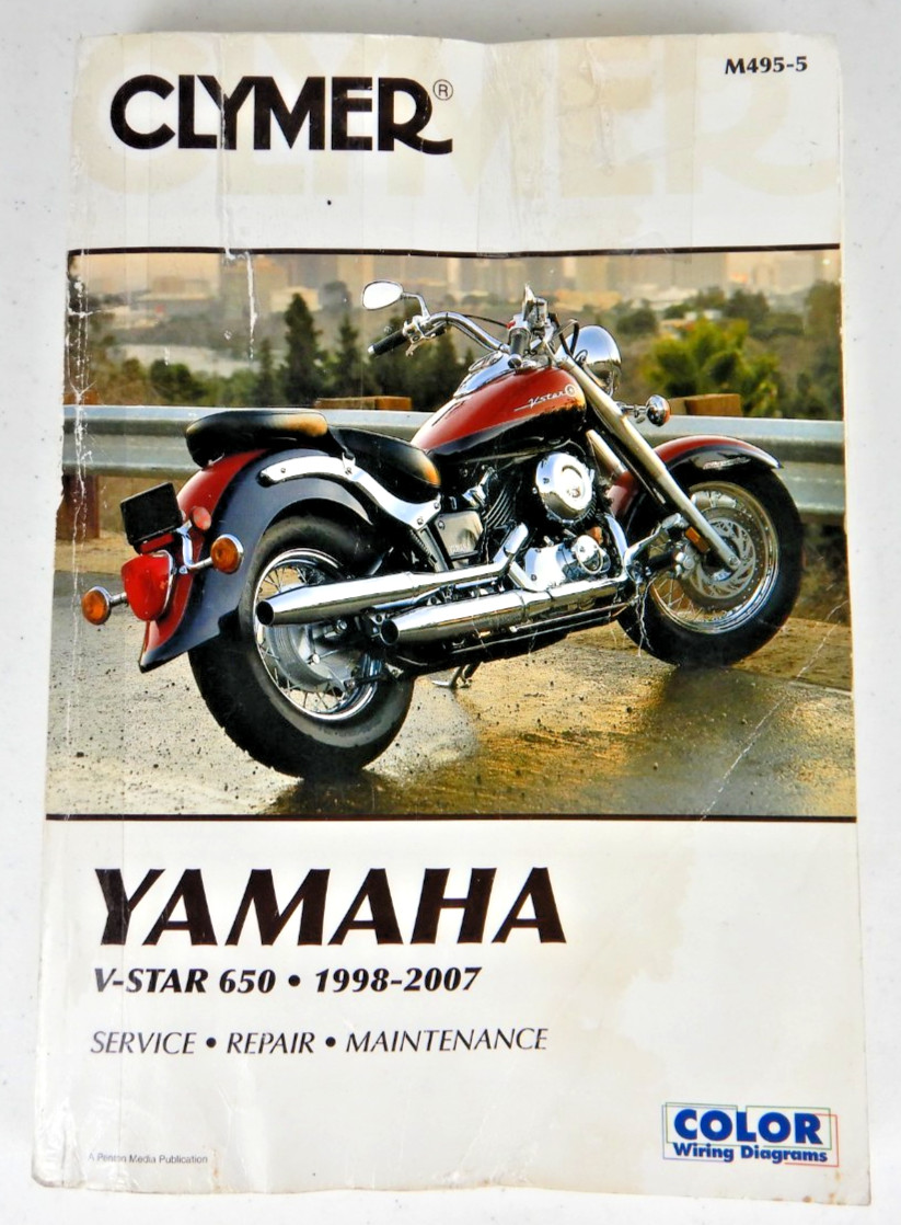 Clymer Yamaha V-Star 650, 1998-2007 (CLYMER MOTORCYCLE REPAIR) – Paperback