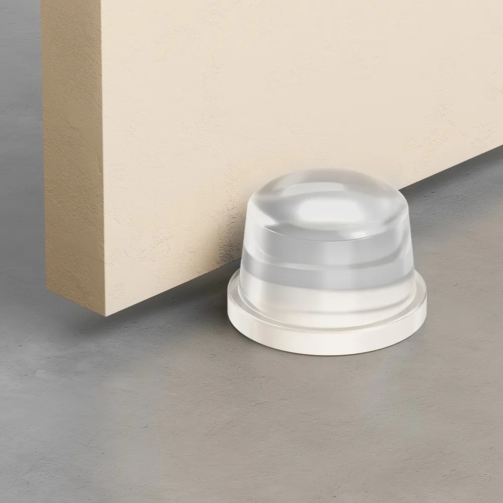 1pcs Silicone Door Stopper Transparent Anti-Bump Pad Wall Protector – NEW