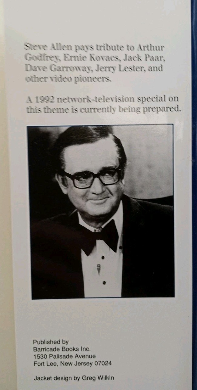 Hi-Ho, Steverino! by The Late Comedian Steve Allen SIGNED/Autographed HC/DJ 1992