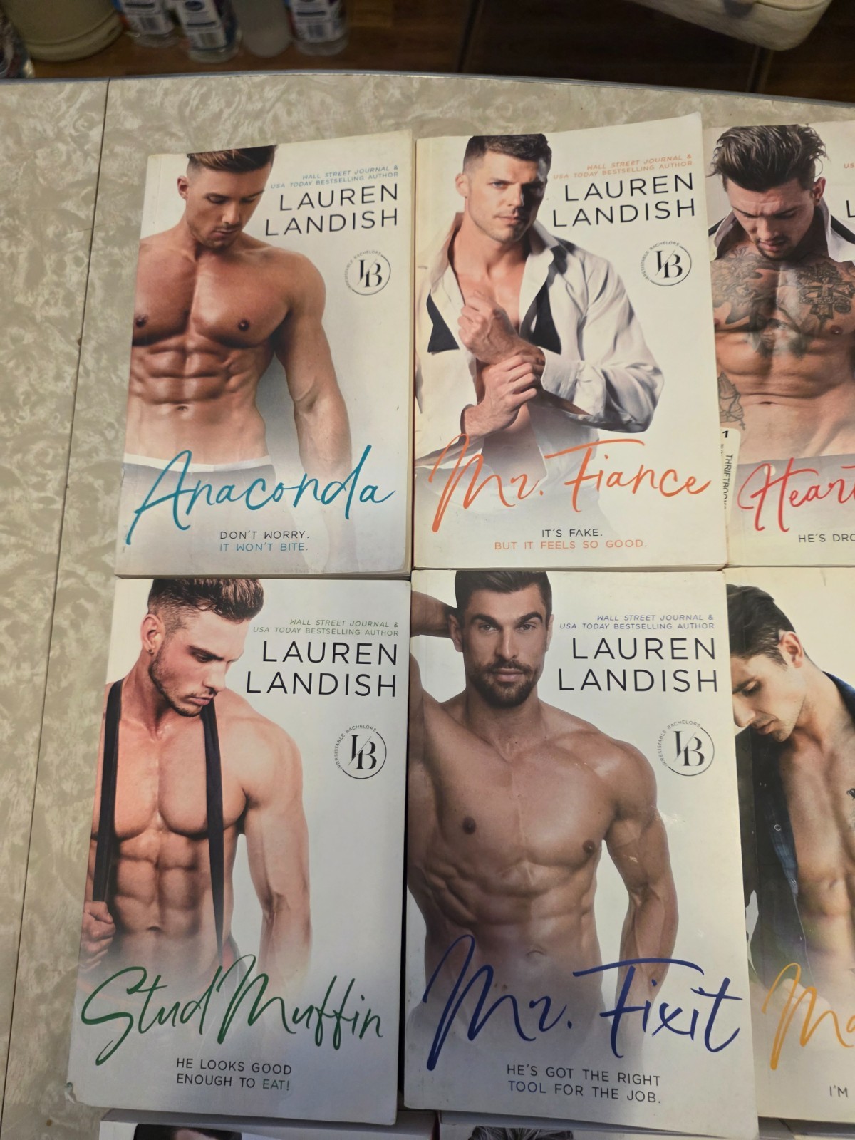 9 Lauren Landish Novels The Irresistible Bachelor’s Series Anaconda, Mr. Fixit