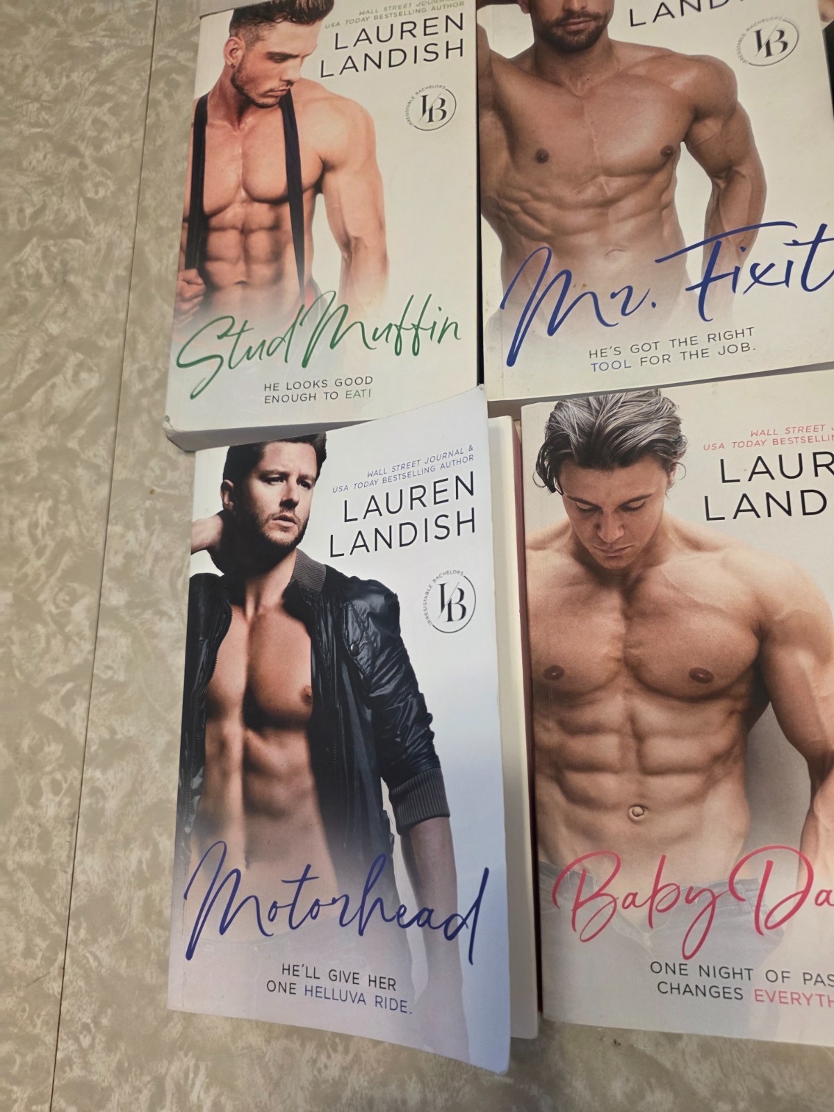 9 Lauren Landish Novels The Irresistible Bachelor’s Series Anaconda, Mr. Fixit