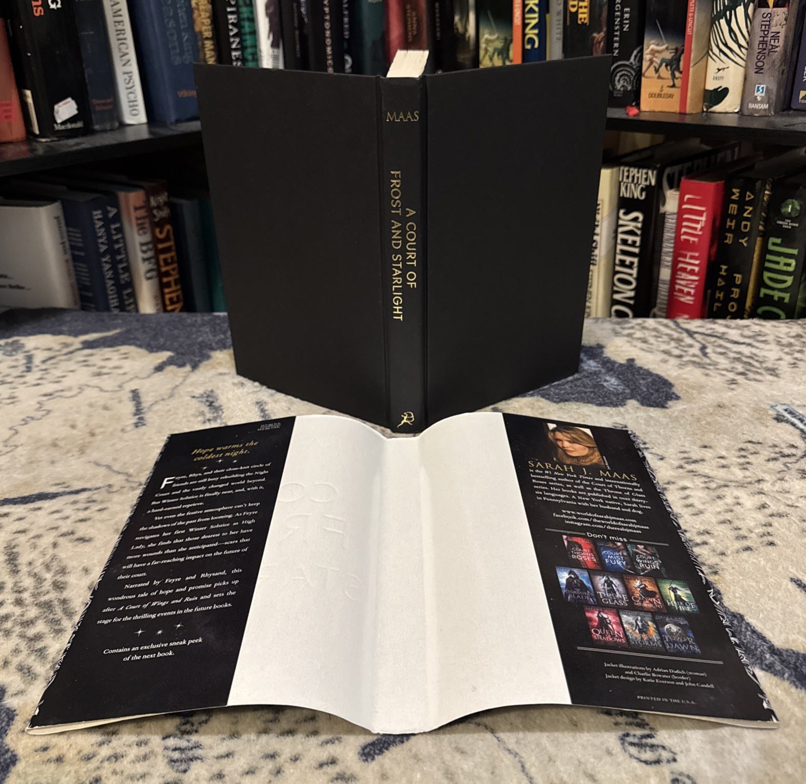 A Court of Frost and Starlight – Sarah J Maas (Hardcover) 1st/1st OOP Cover, VG