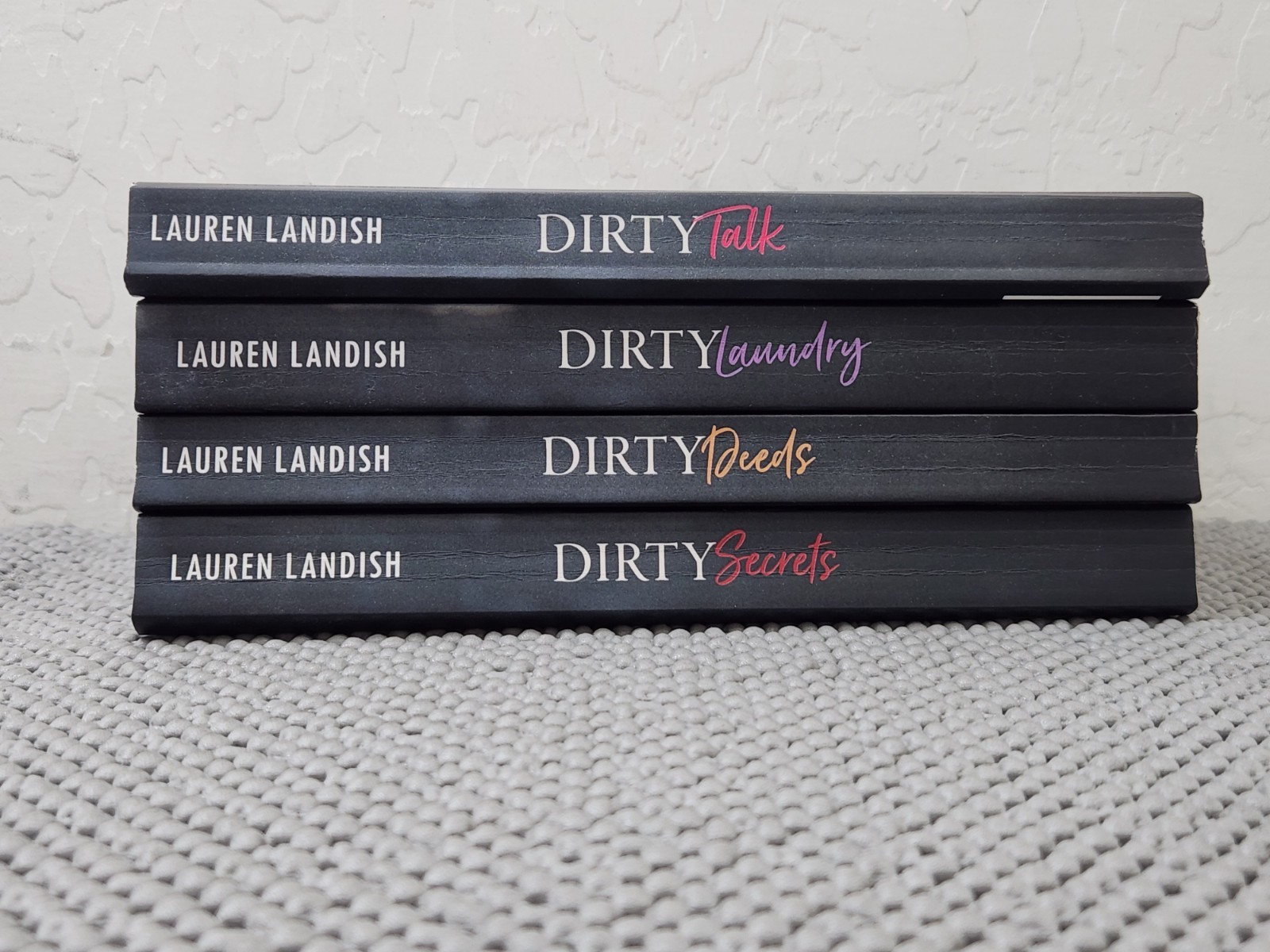 Lauren Landish Dirty Series: 1-4 Dirty Talk-Laundry-Deeds-Secrets Lot Of 4