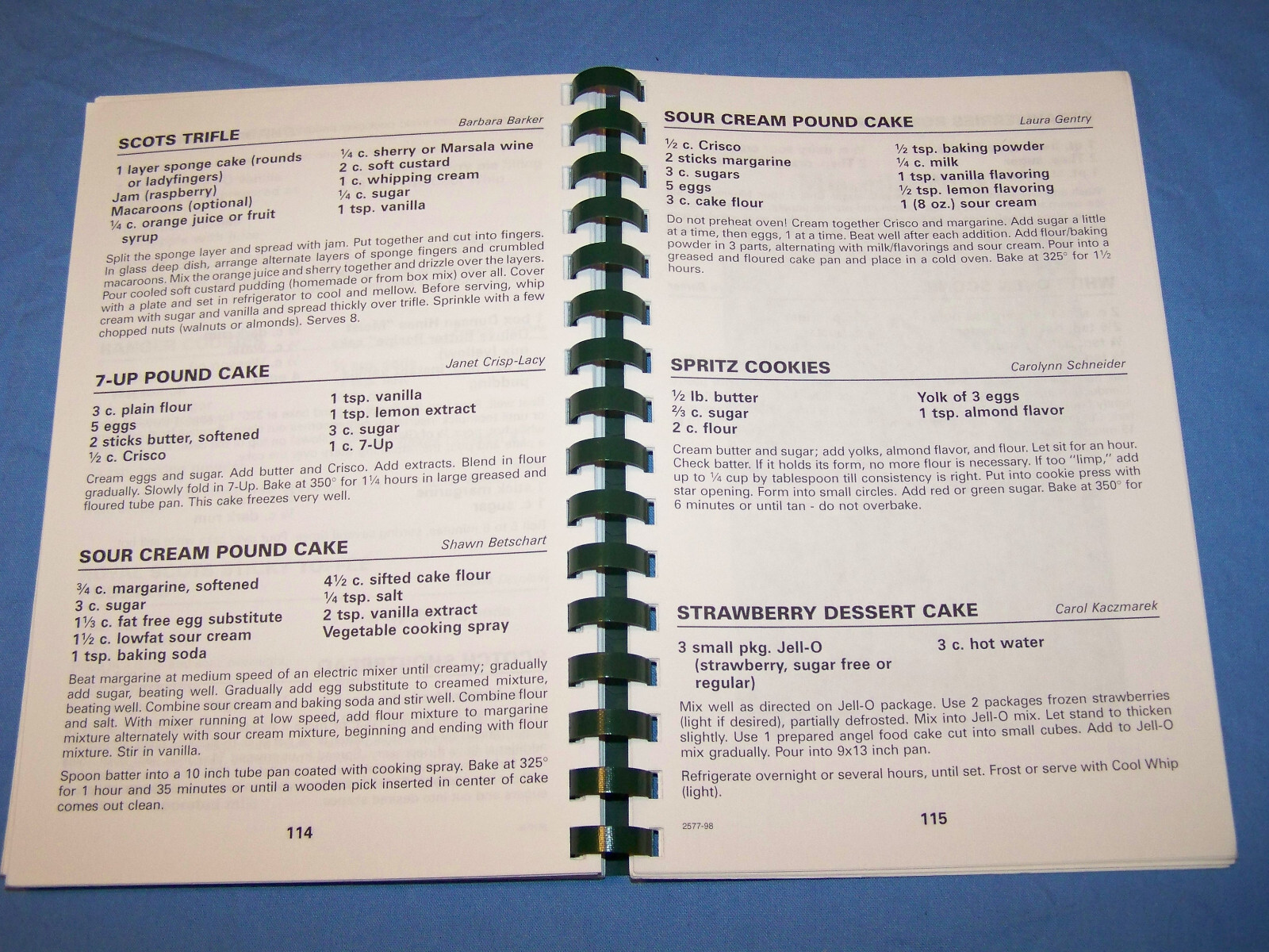 Sedgefield Woman’s Club Greensboro North Carolina Cookbook 1998