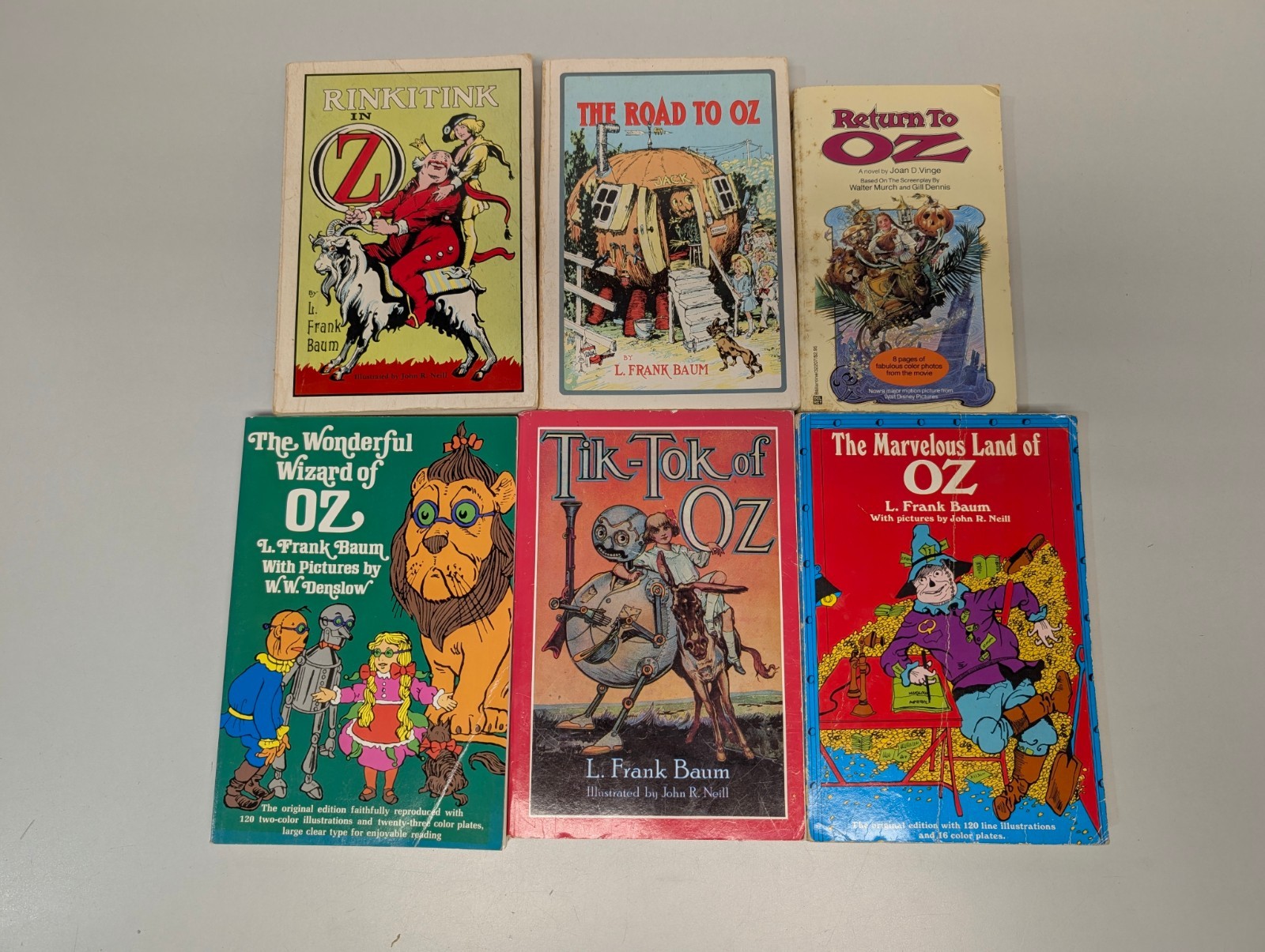 Oz Paperback Book Lot of 16 by L. Frank Baum