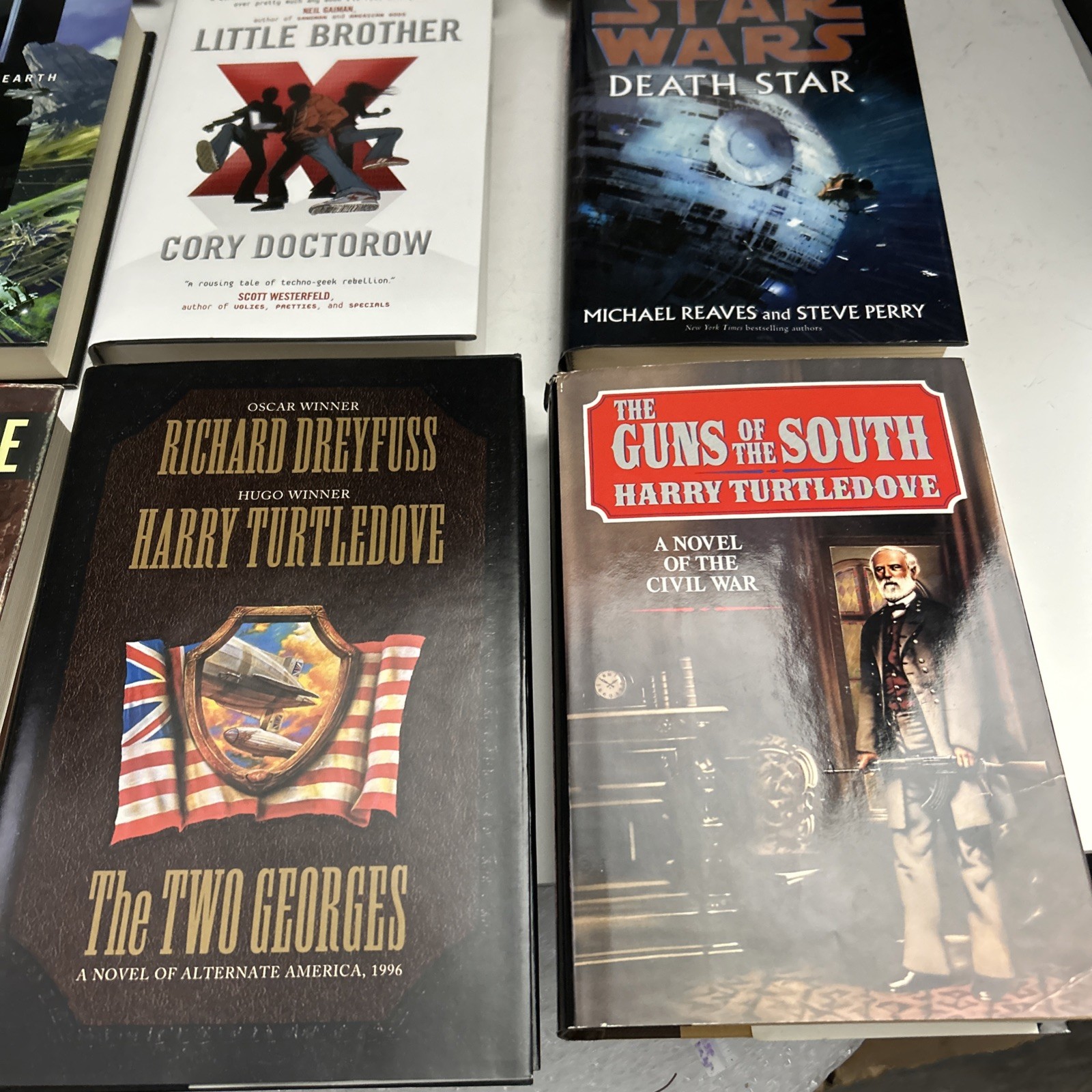 Sci-Fi & Fantasy Hardcover Lot of 9 Books Vintage 90s 2000s HC With DJ Very Good