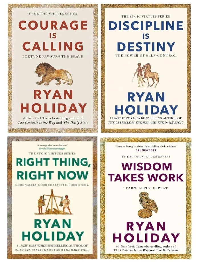 Ryan Holiday 4 Book Set Brand New English Paperback Edition Free Shipping!!!!!!!