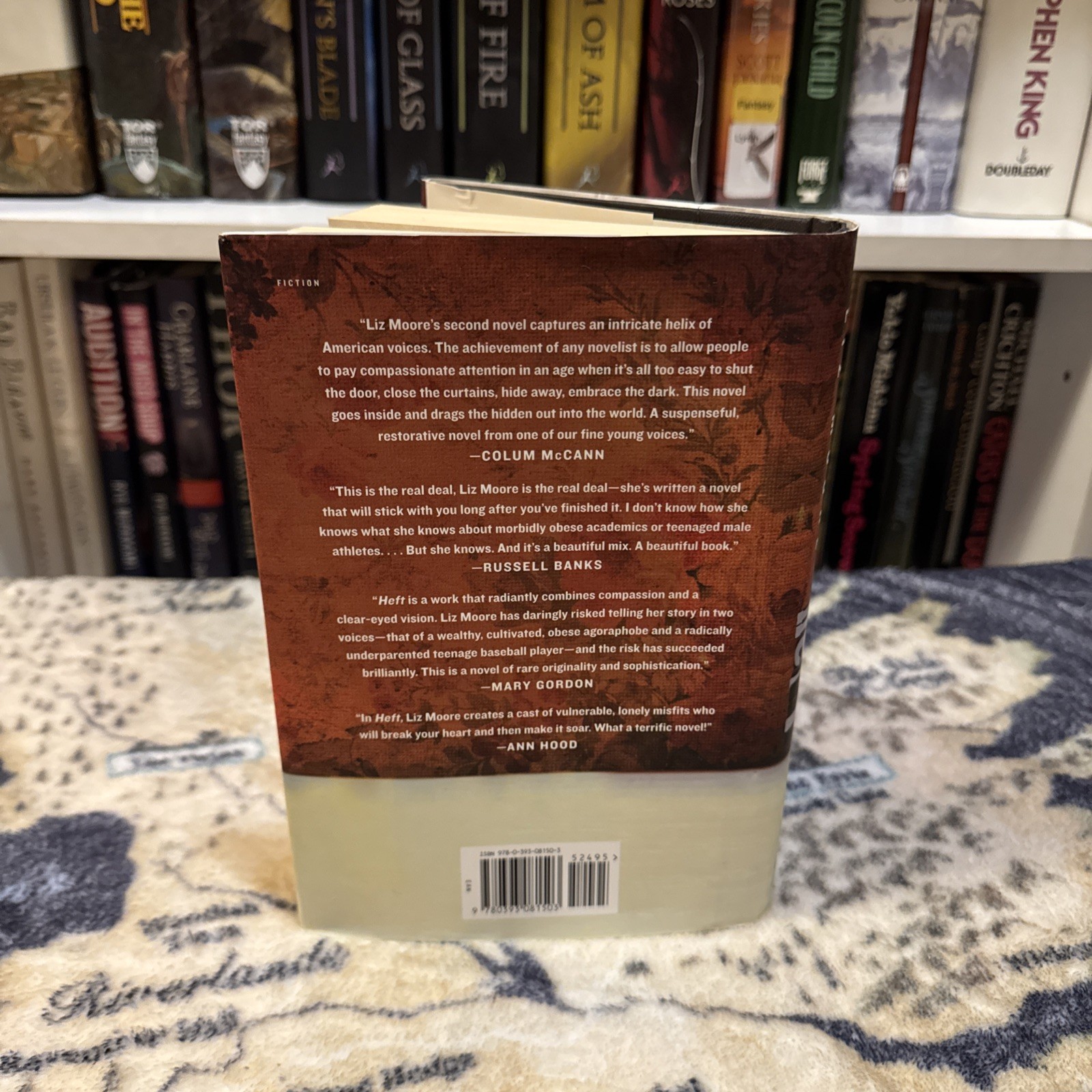 Heft by Liz Moore (2012, Hardcover) First Edition/Print, 1st/1st, VG+
