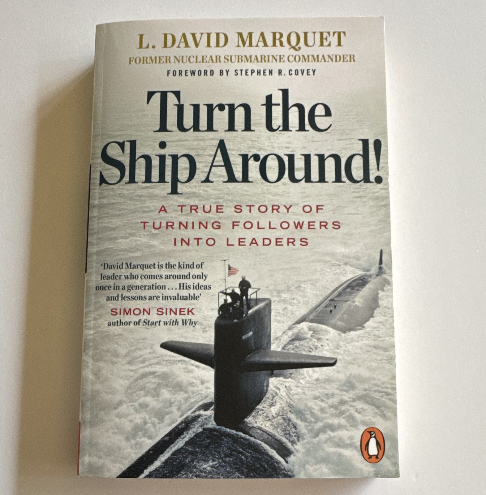 Penguin Business – Turn the Ship Around! by L. David Marquet (2019, PB) Red