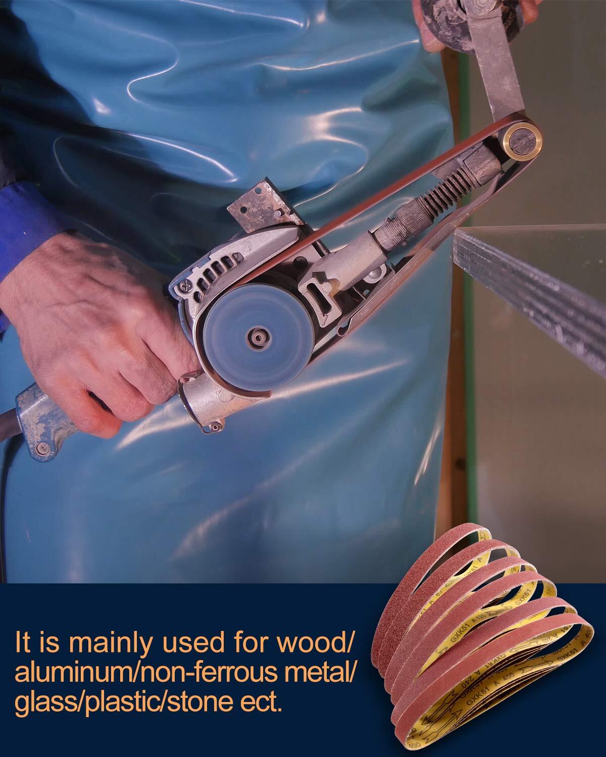 S SATC Sanding Belts 1×30-Inch belt Belt Sander 24Pcs 1×30 Inch