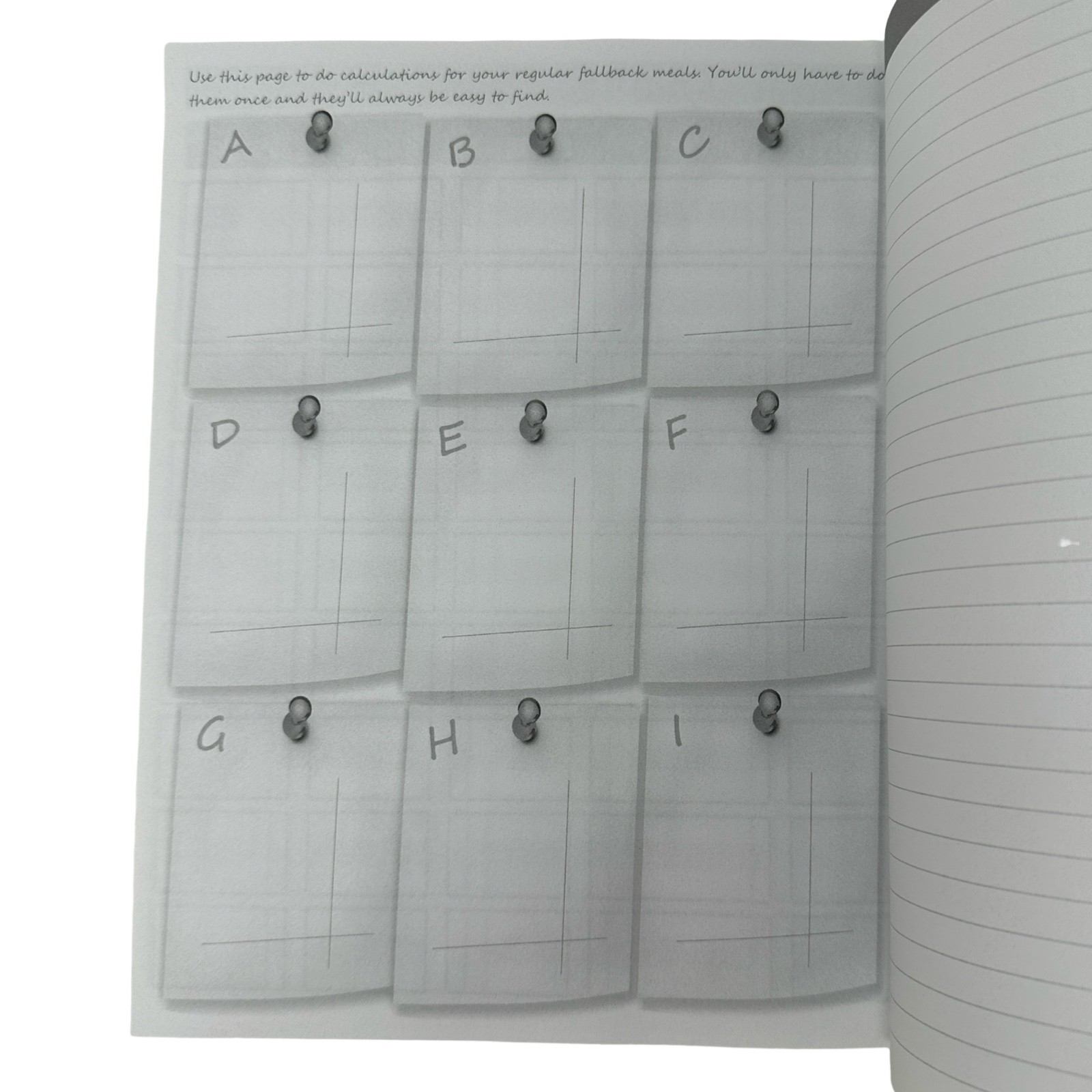 Wonder Woman 52-Week Daily Meal Planner Softcover Shopping List 110 Pages RARE