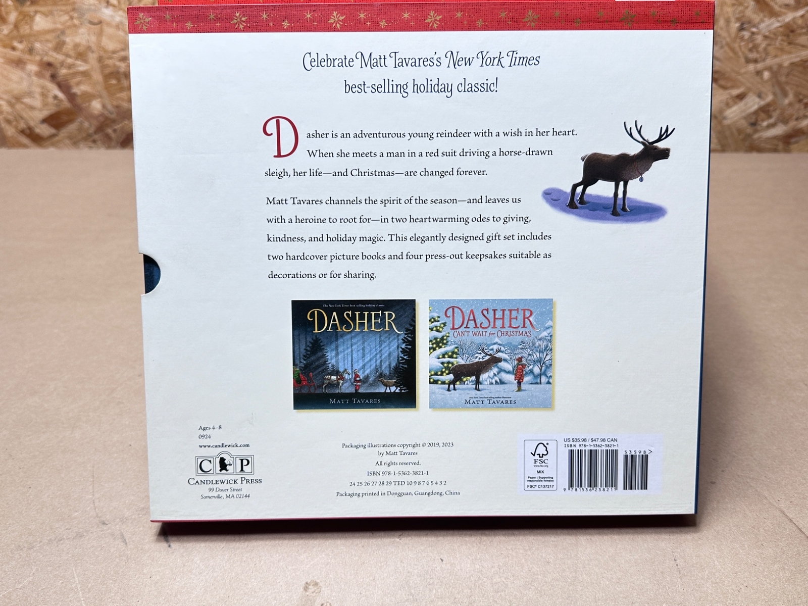 Dasher Gift Set Matt Tavares 2024, Box Set New Children’s Christmas Bestseller