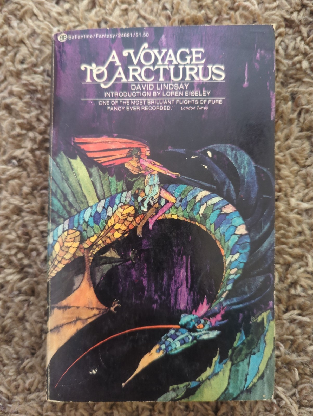 A Voyage to Arcturus by David Lindsay 1974 Ballantine Fantasy