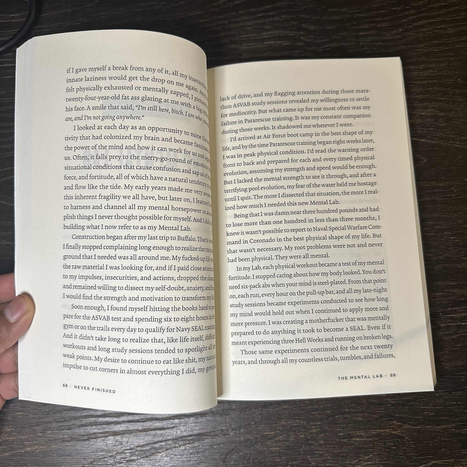 David Goggins Never Finished Trade Paperback 2022 Illustrated Memoir