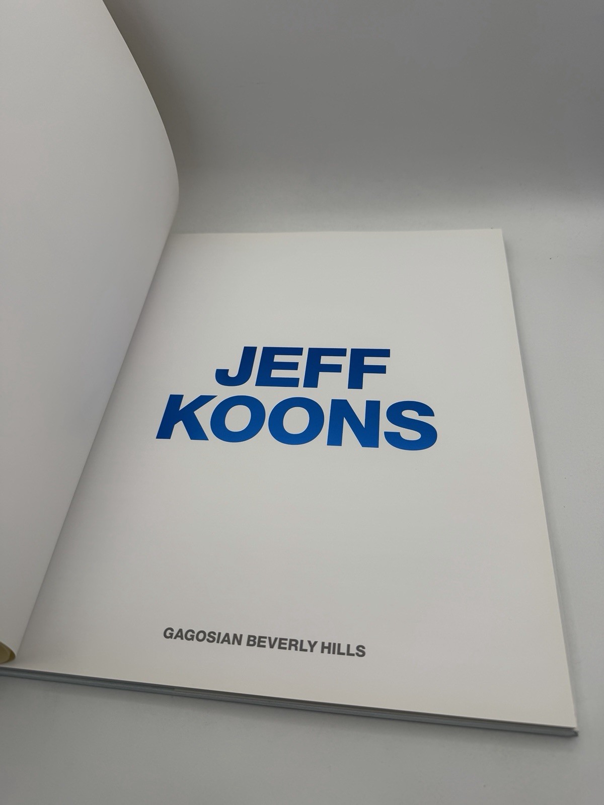 Jeff Koons Hardcover 2017 Gagosian 11 1/4 × 13 1/2 inches Pages 80 w/Slipcover