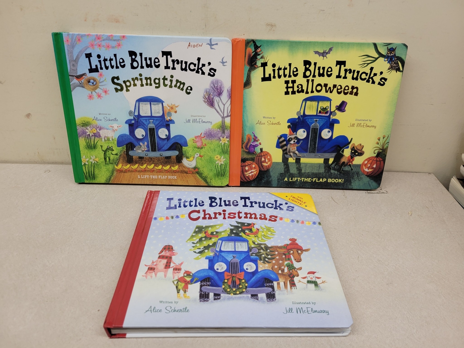 Lot of 5 Board Books Little Blue Truck By Alice Schertle