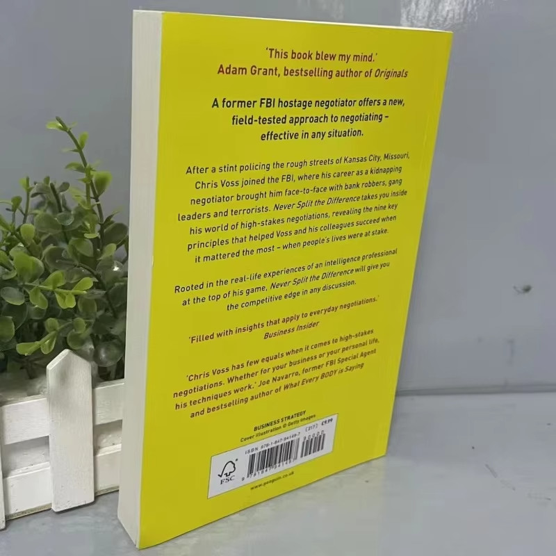 Never Split The Difference By Chris Voss Books