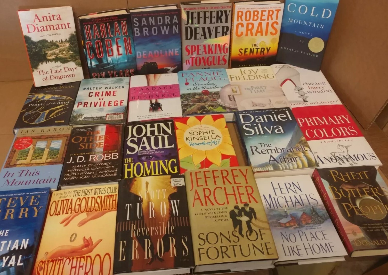 Lot of 10 Pounds Hardcover INSTANT COLLECTION GENERAL FICTION Book MIX GENRE SET