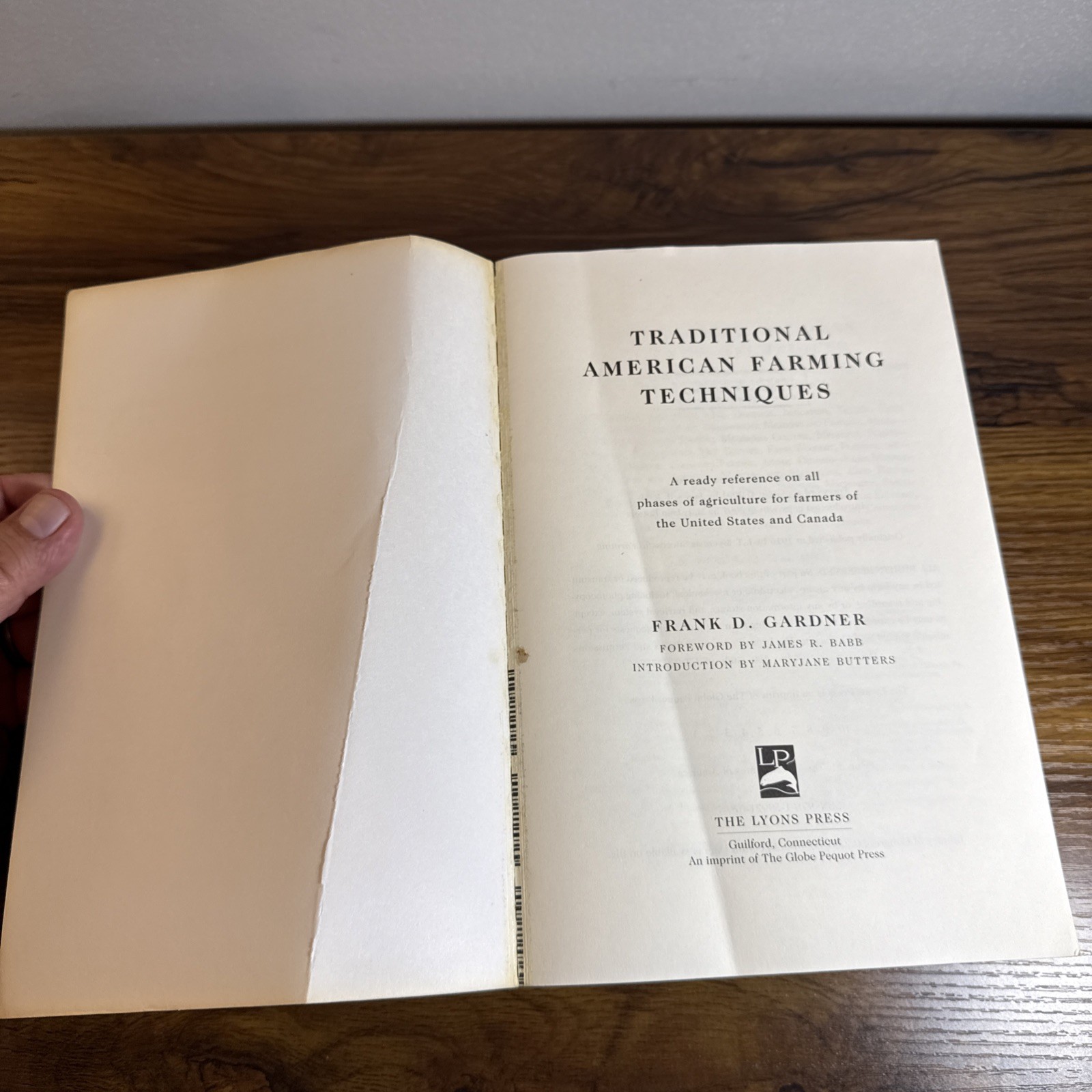 Traditional American Farming Techniques by Frank D. Gardner (2007, Perfect)