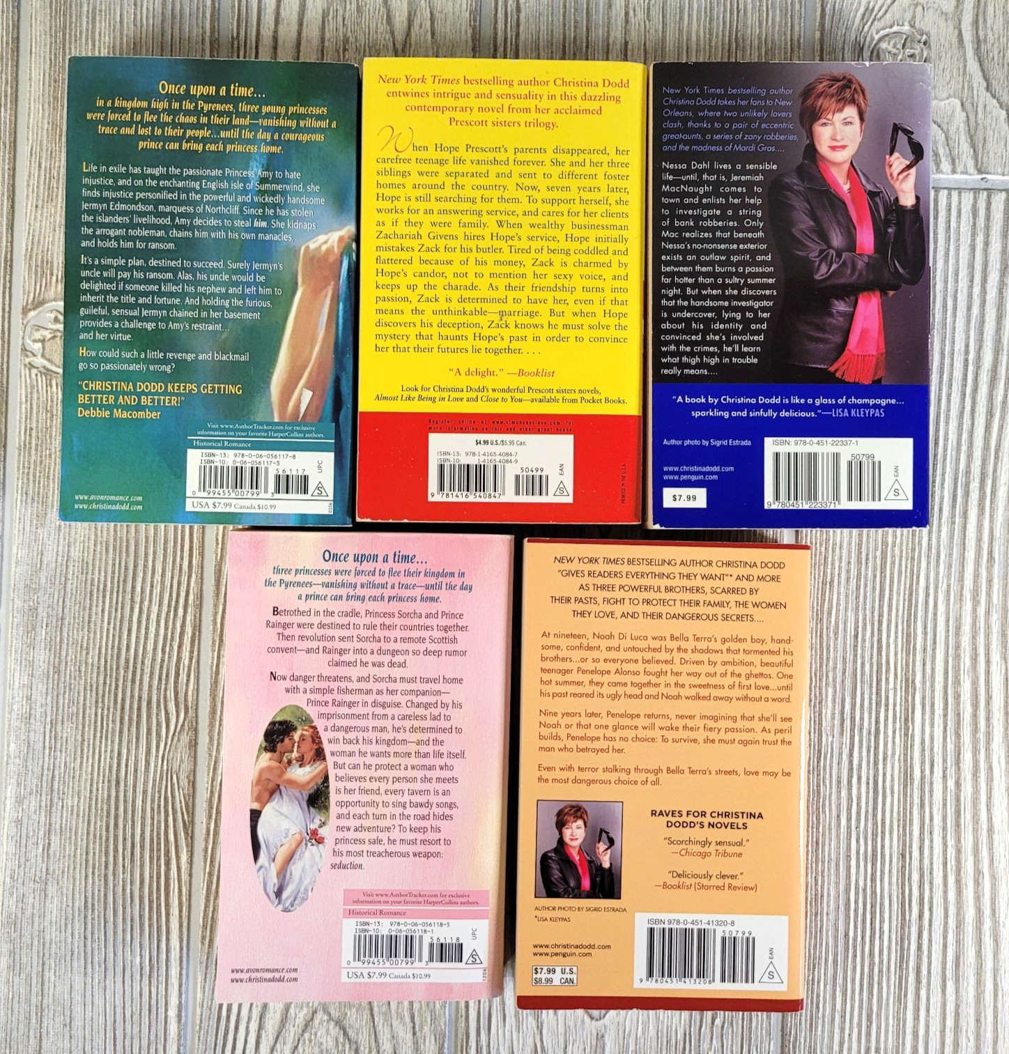 Christina Dodd Romance Novels Lot of 10 Misc Paperback 1990’s-2000’s