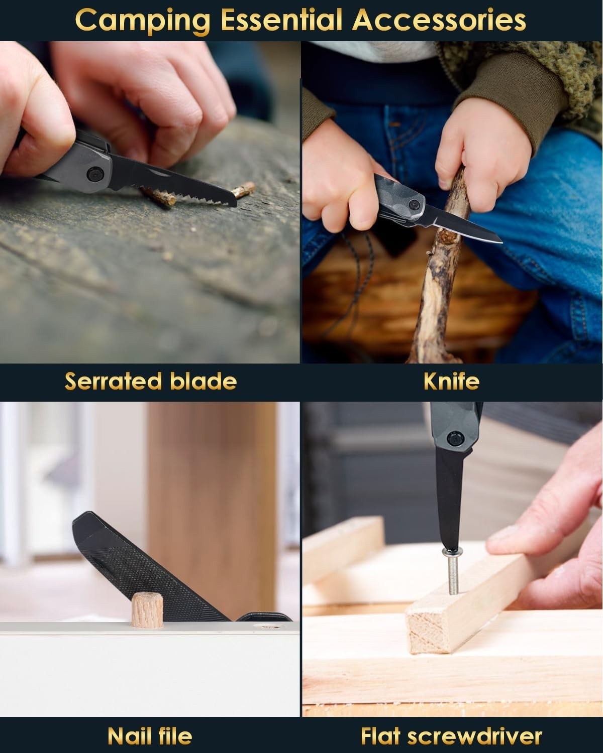 Unique Fathers Day Present – 13-in-1 Cool Hammer Tool