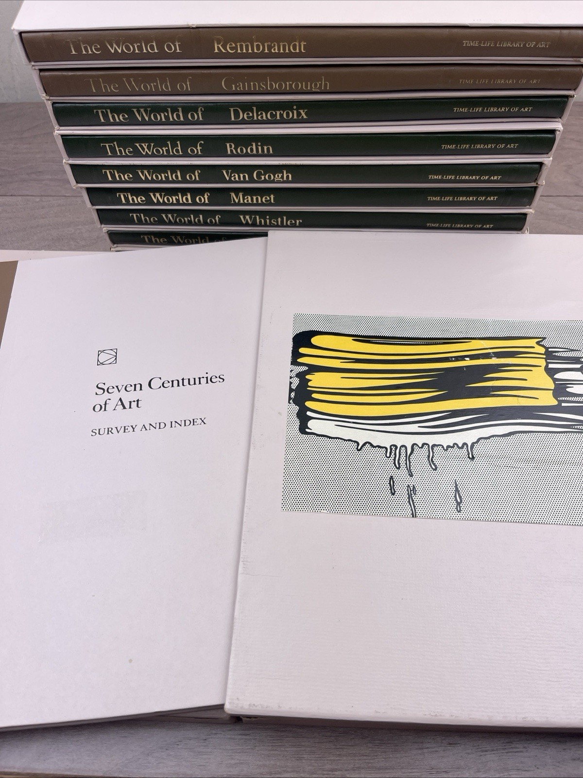 Time-Life Library of Art Lot Of 14 Volumes in Slipcases Picasso Rembrandt Manet