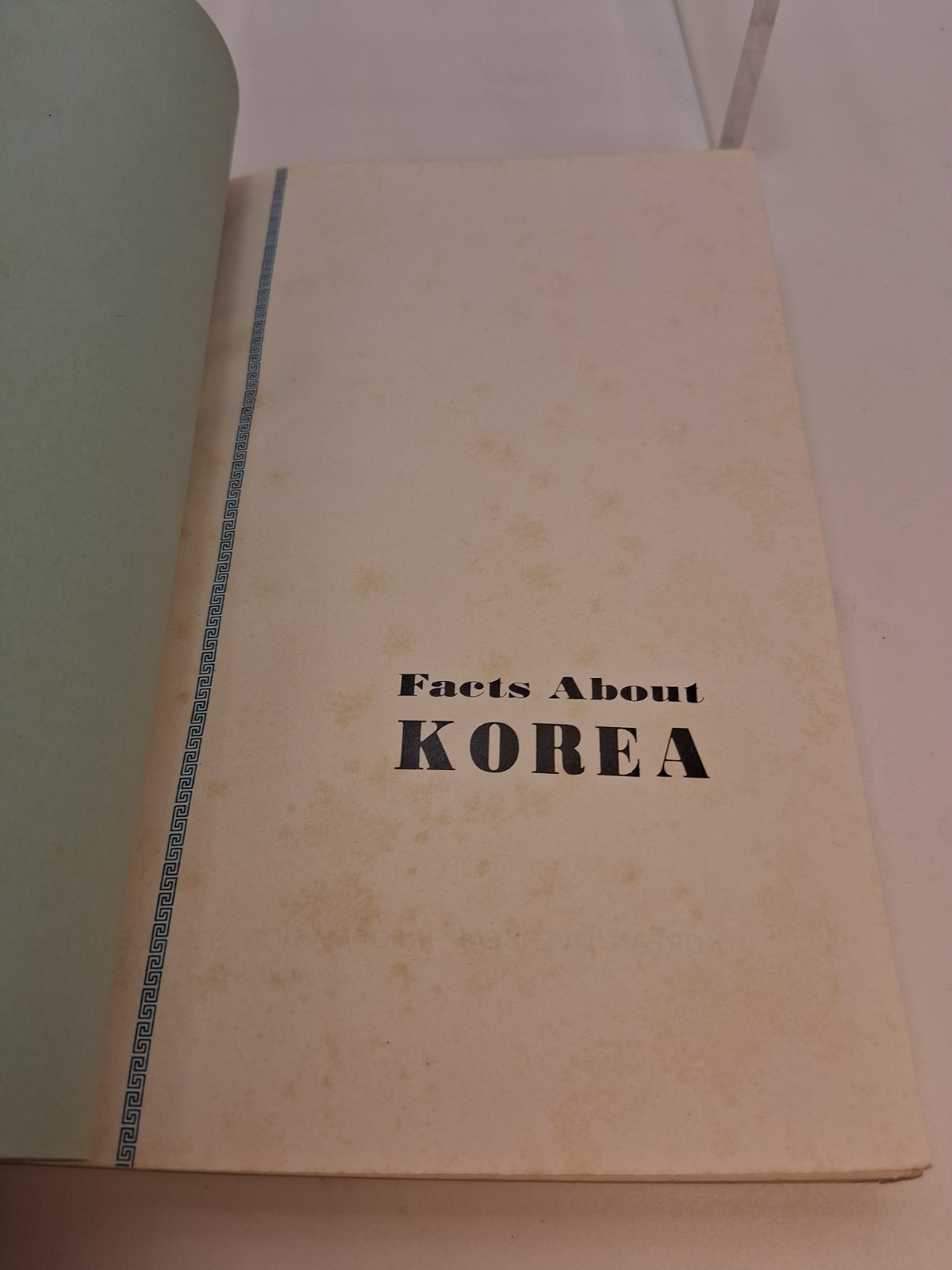 Vintage 1975 Facts About Korea Booklet South Korea Travel Ephemera Illustrated