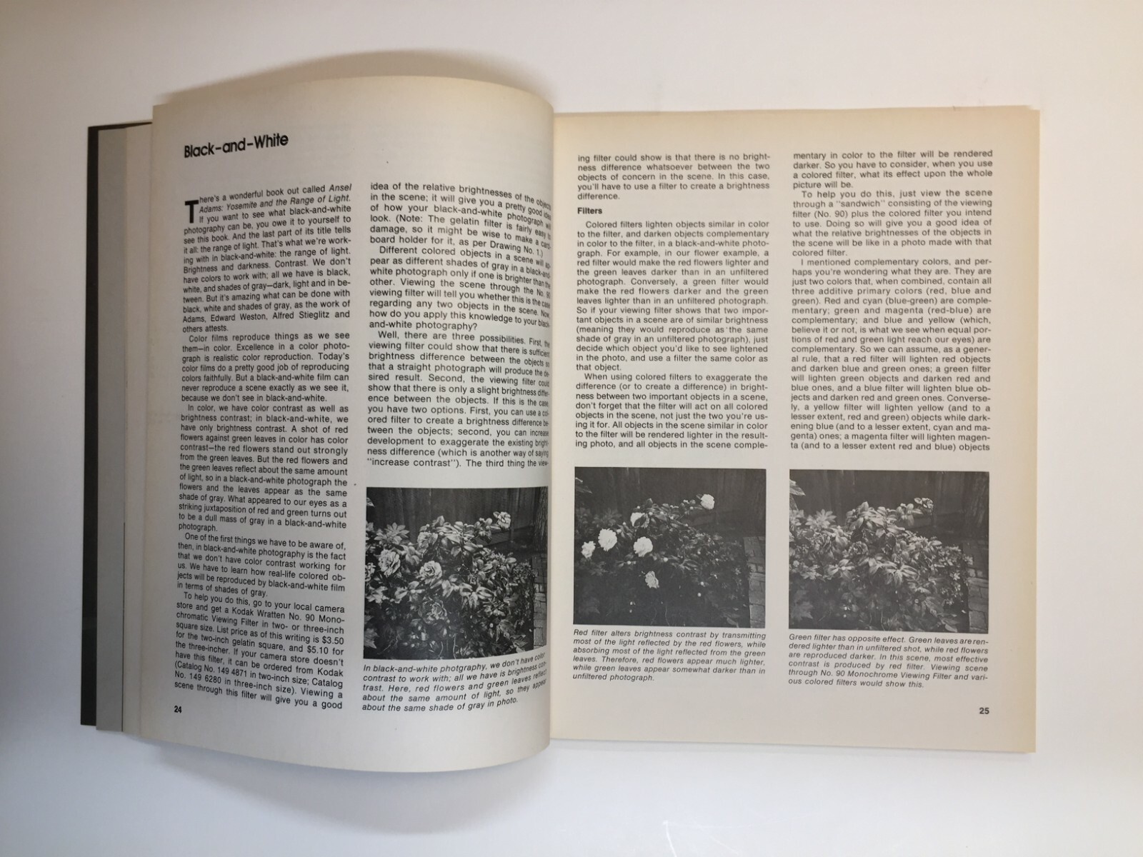 2 Photographic Library Bks Available Light & Photo Filters and Lens Attachments