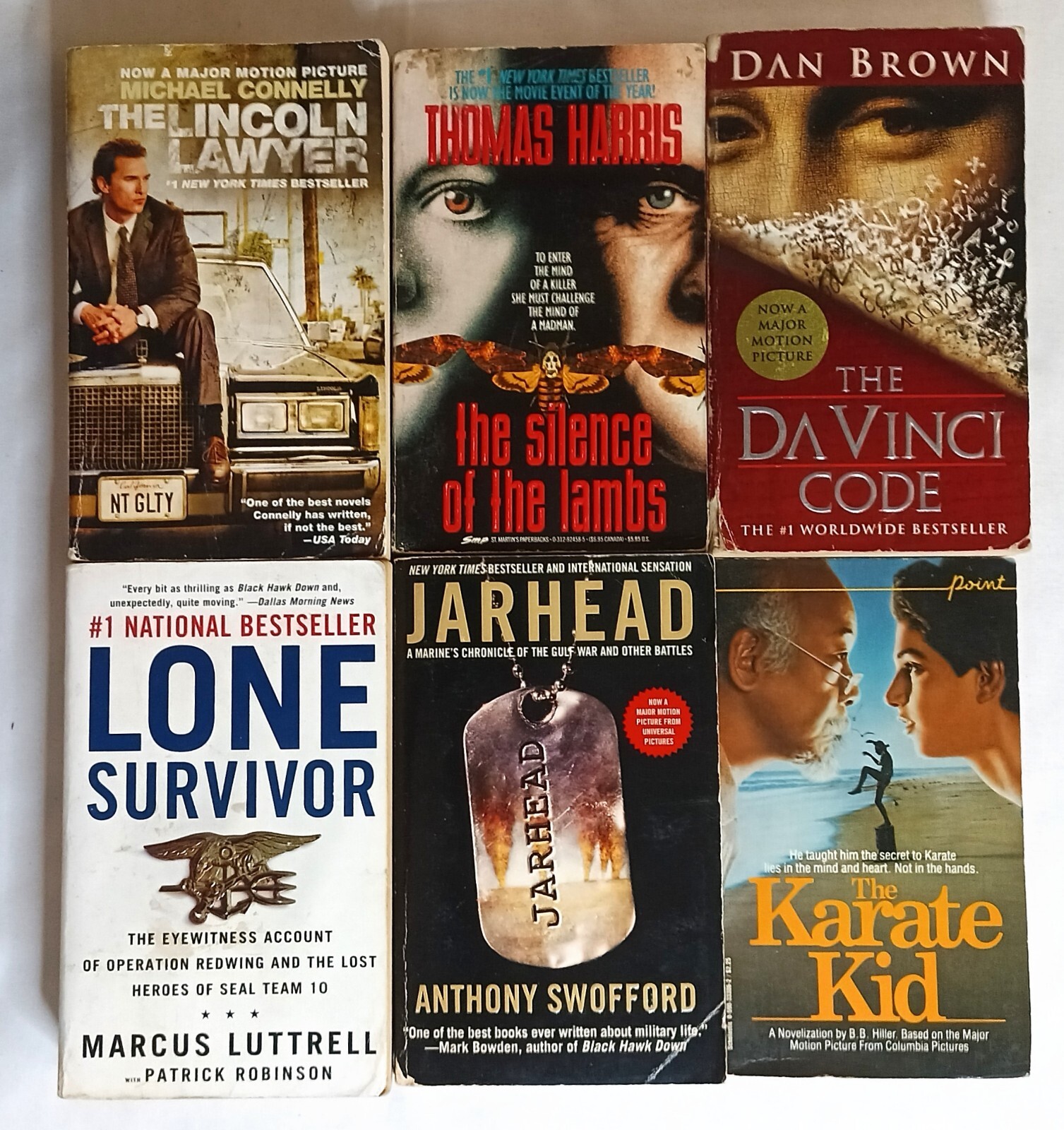 Paperback Book Lot Of 32 Movie Tie-Ins Adaptations From 1950s Thru 2000s
