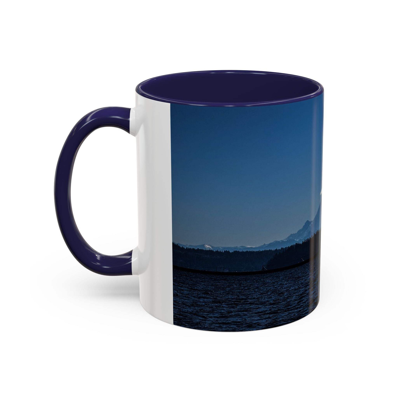 Scenic Mountain Accent Coffee Mug – 11oz & 15oz – Perfect Gift for Nature Lovers