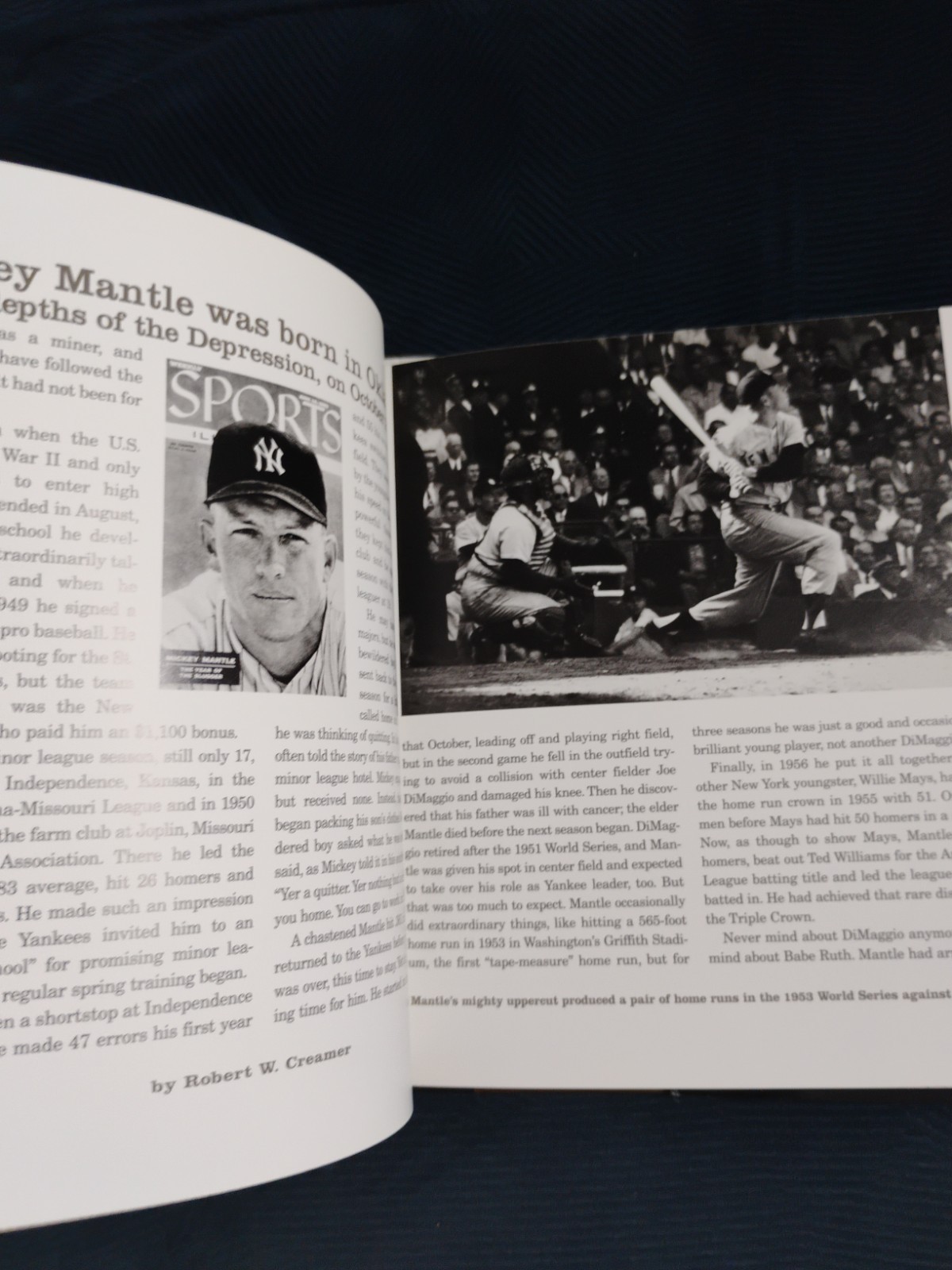 SPORTS ILLUSTRATED PRESENTS: MANTLE REMEMBERED (1995 HC) – New!