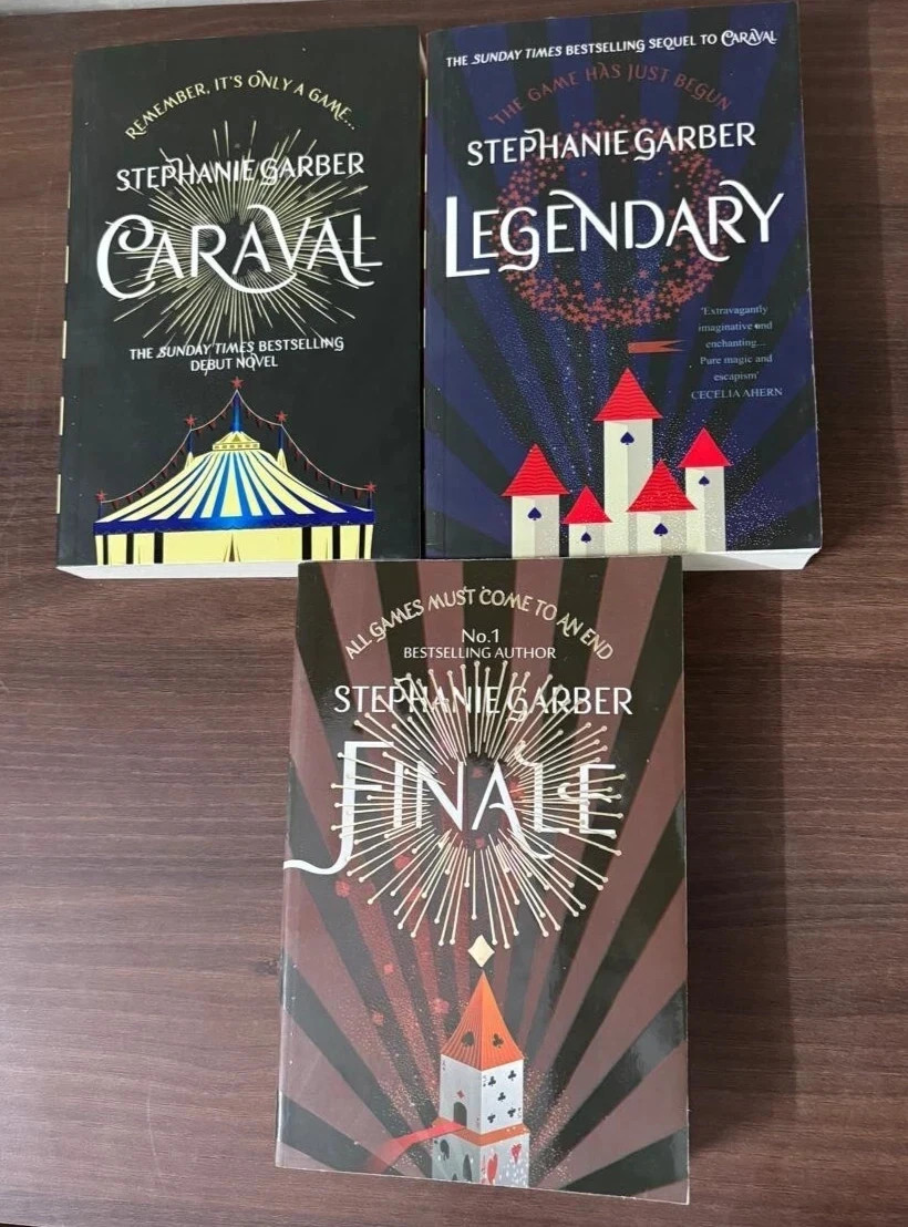 Caraval Series 3 Book Set By Stephanie Garber Paperback Free Shipping USA