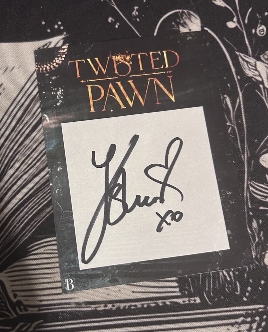L.J. Shen Twisted Pawn Deluxe Edition Society of Villains PB Signed Inscribed
