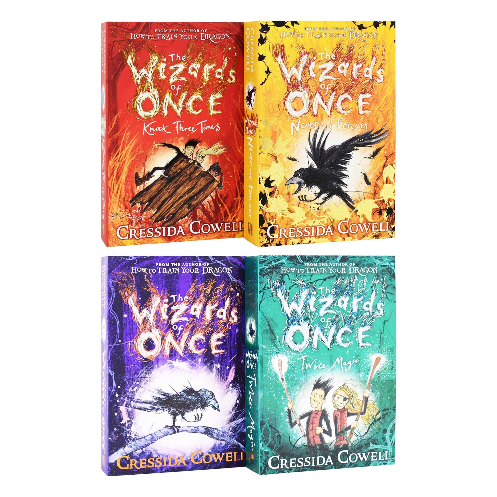 Wizards of Once Series By Cressida Cowell 4 Books – Ages 9-14 – Paperback