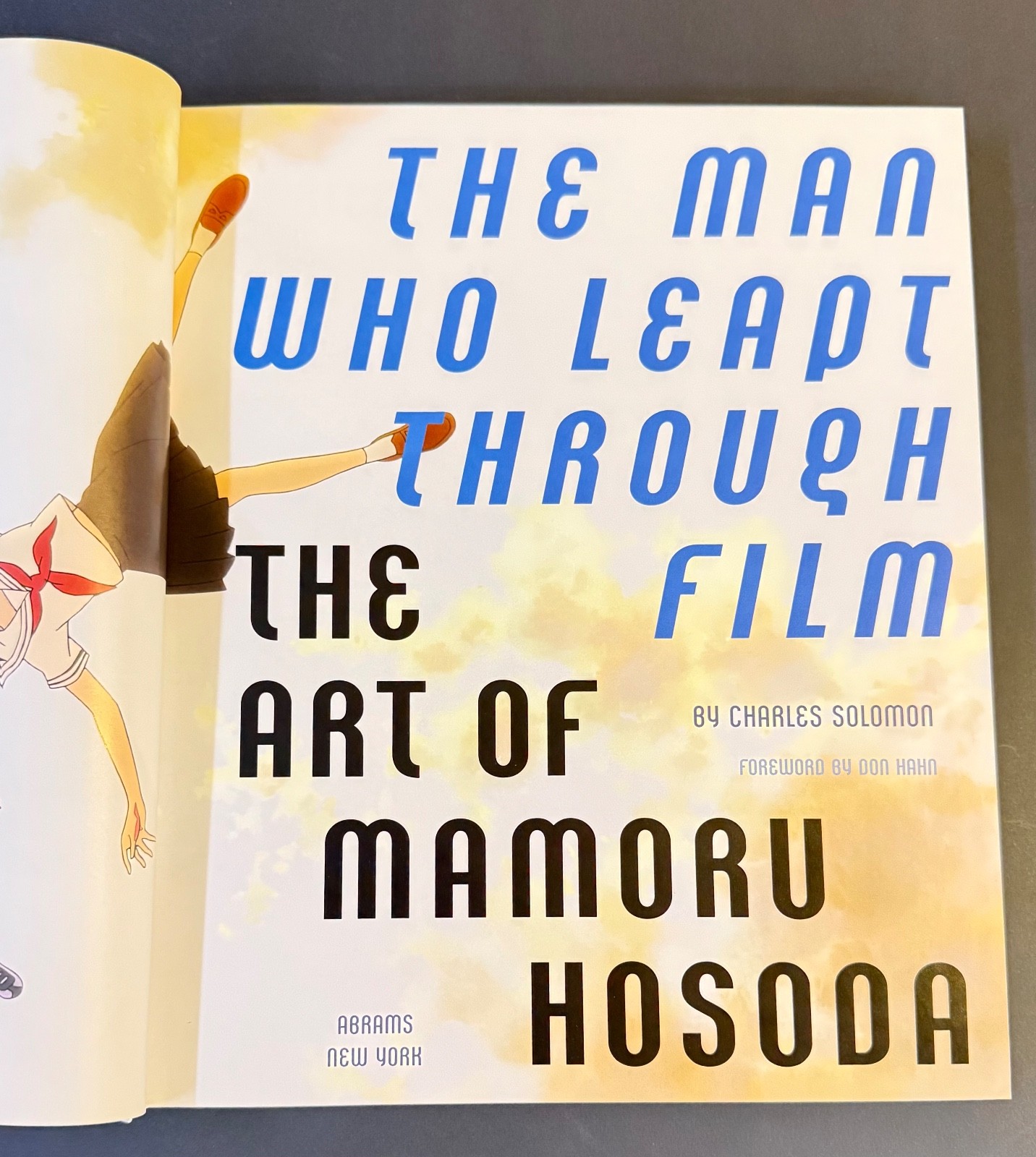 THE MAN WHO LEPT THROUGH FILM The Art of Mamoru Hosoda HARDBOUND BOOK 272 Pages